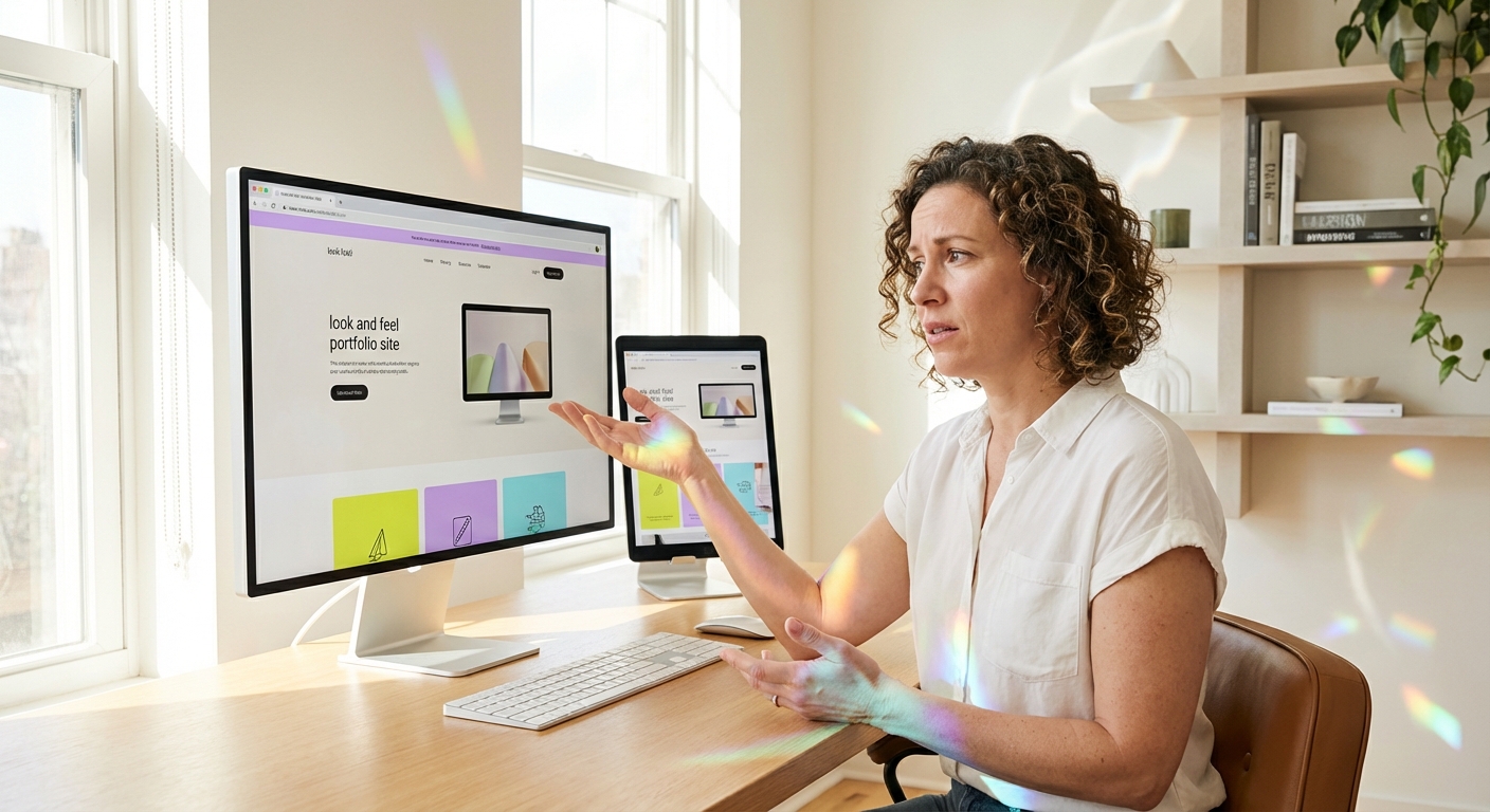 stock photograph illustrating "The Flaw in "Look and Feel" Prompting for Responsive Design" in the context of prompt-based responsive layout workflows.