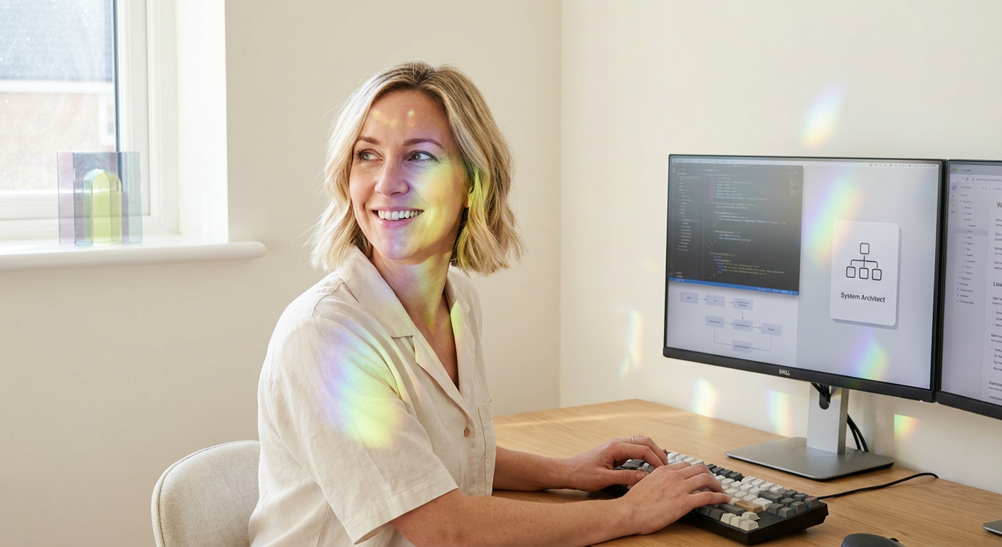 stock photograph depicting "Your New Role: From Prompter to System Architect" related to can ai orchestrate multi-agent software builds 2026.